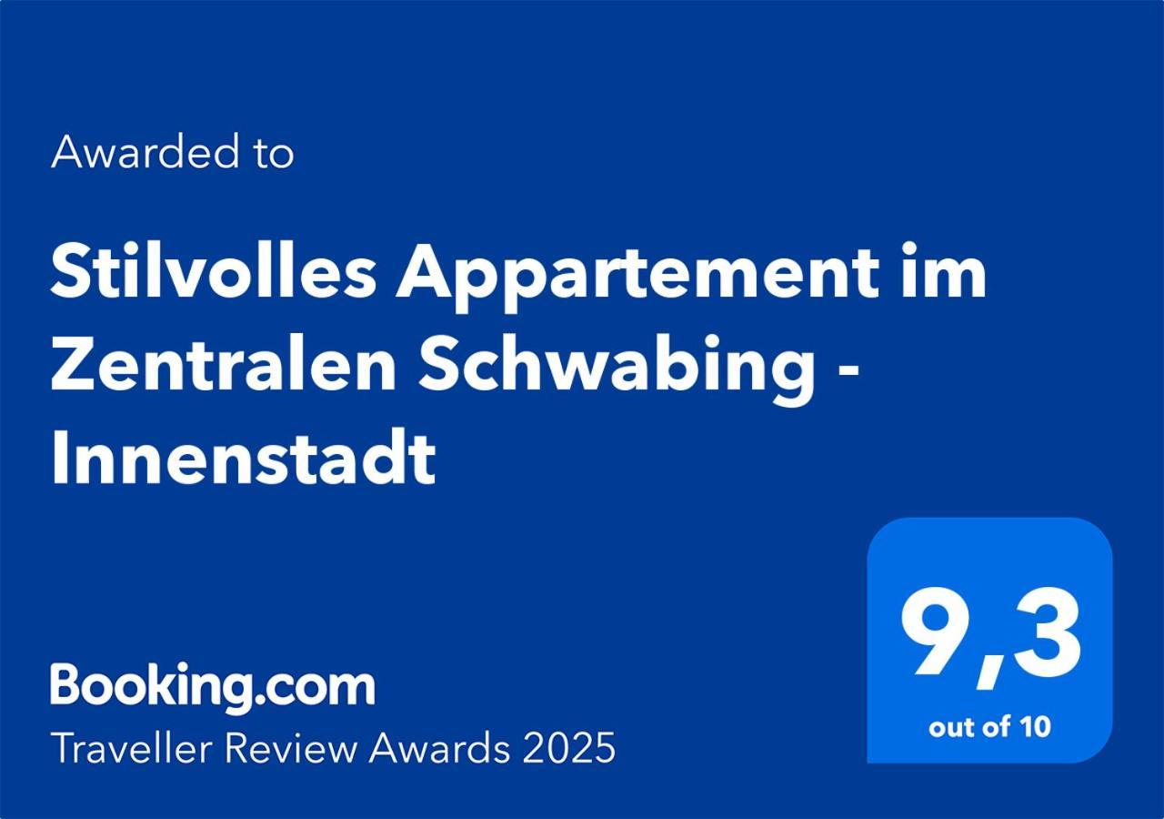 Stilvolles Appartement Im Zentralen Schwabing - Innenstadt München Eksteriør billede